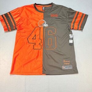 NFL Team‎ Apparel Cleveland Browns Jersey Football Shirt Color Block L